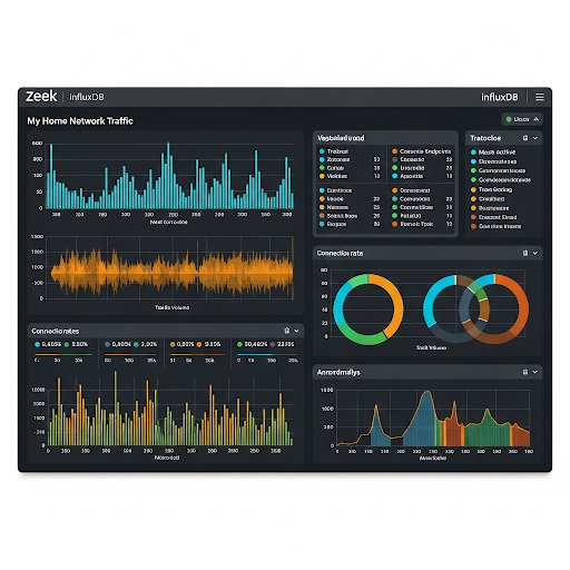 Visualizing Network Traffic in RealTime with Zeek & InfluxDB