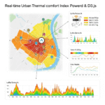 Developing a Real-Time Urban Thermal Comfort Index Tracker with LoRa and D3.js